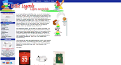 Desktop Screenshot of littlelegendssports.com